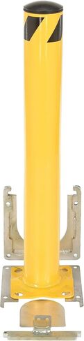 Vestil BOL-RF-36-4.5 Surface Mounted Removable Steel Pipe Safety Bollard, 4-1/2" OD, 36" Height in Saudi Arabia