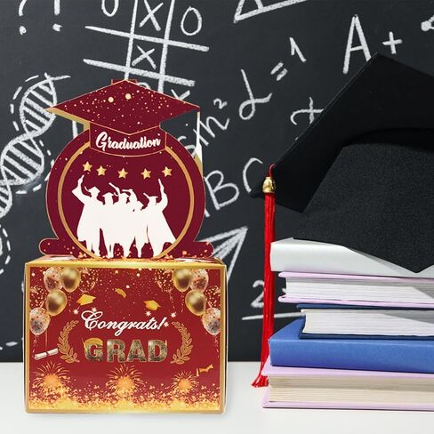 ALIBBON Graduation Money Box for Cash Gift Pull, Money Gift Boxes for Cash, Money Holder for Cash Gift, Money Pull Box for Cash Gift, Money Gift Holder Money Black Gift Box Graduation Gift Box in Saudi Arabia