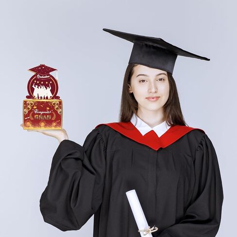 ALIBBON Graduation Money Box for Cash Gift Pull, Money Gift Boxes for Cash, Money Holder for Cash Gift, Money Pull Box for Cash Gift, Money Gift Holder Money Black Gift Box Graduation Gift Box in Saudi Arabia