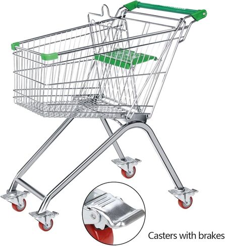 عجلات COOCHEER، عجلات شديدة التحمل مقاس 3 بوصات، تحميل 2000 رطل، عجلات تحمل قابلة للقفل مع فرامل، عجلات دوارة بلوحة علوية 360 درجة للأثاث ومنضدة العمل، مجموعة عجلات من 4، أحمر (مسامير مجانية) in Kuwait