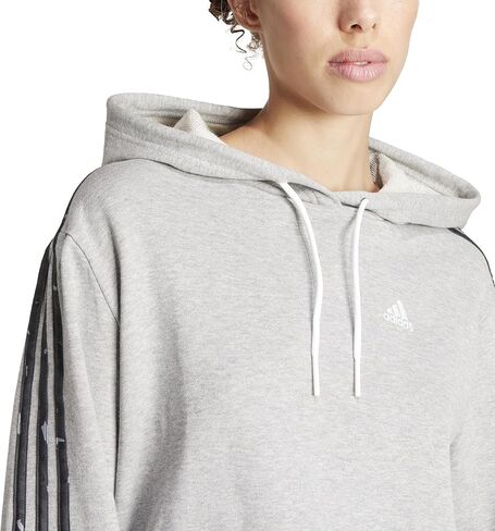 adidas Essentials 3-Stripes Animal Printed Relaxed Hoodie in Saudi Arabia