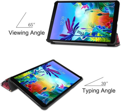 حافظة LG G Pad 5 10.1، حافظة ذكية بحامل ثلاثي الطي، غطاء نحيف خفيف الوزن لجهاز LG G Pad 5 10.1 بوصة، إصدار 2019، الطراز: LM-T600L، T600L Graffiti in Kuwait
