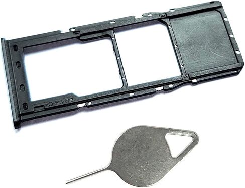 Eaglewireless Black Sim Tray Sim Slot Holder Replacement for Samsung Galaxy A12 SM-A125U (Single Sim) in Saudi Arabia