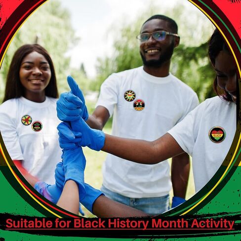48 جهاز كمبيوتر شخصى 1.6 بوصة أسود حياة المادة أزرار شارات دبابيس أزرار Juneteenth دبابيس السائبة الأسود تاريخ شهر أزرار دبابيس لصالح الحزب الأمريكي الأفريقي، 24 أنماط in Saudi Arabia