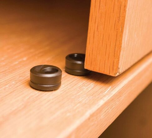FastCap Euro Stop Door Stop بني بدون براغي - 10 قطع in Saudi Arabia