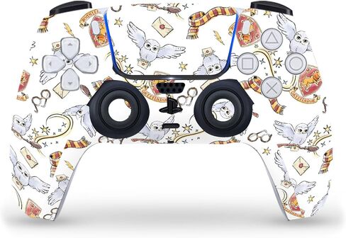 Head Case Designs Officially Licensed Harry Potter Hogwarts Crest Graphics Vinyl Faceplate Sticker Gaming Skin Decal Cover Compatible with Sony Playstation 5 PS5 DualSense Controller in Kuwait