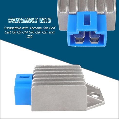 Aynaxcol 2 قطعة منظم الجهد الكهربائي المعدل JF2-81910-00-00 استبدال لعربة الغولف Yamaha Gas G8 G9 G14 G16 G20 G21 G22 استبدال # JF2-81910-01-00 JF2-81910-10-00 in Saudi Arabia