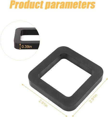 3 قطع وسادة كاتم صوت لجهاز الاستقبال مقاس 5 سم، تناسب حوامل الكرات القابلة للتعديل، وتزيل الضوضاء وتوفر وسادة بين أجهزة الاستقبال ووصلات السحب، وتقلل من وسادة الخشخشة التي تناسب جهاز استقبال وصلة المقطورة in Kuwait