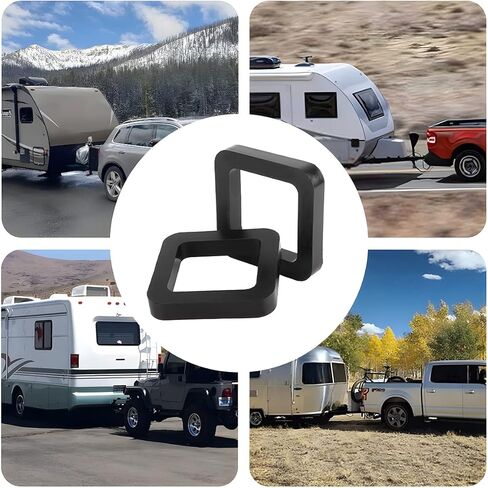 3 قطع وسادة كاتم صوت لجهاز الاستقبال مقاس 5 سم، تناسب حوامل الكرات القابلة للتعديل، وتزيل الضوضاء وتوفر وسادة بين أجهزة الاستقبال ووصلات السحب، وتقلل من وسادة الخشخشة التي تناسب جهاز استقبال وصلة المقطورة in Kuwait