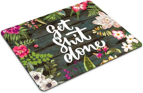 Smooffly Funny cat Mousepad,The Cat is Holding a Cup of Black Coffee and a Baguette with Galaxy Design Customized Rectangle Non-Slip Rubber Mousepad Gaming Mouse Pad in Kuwait