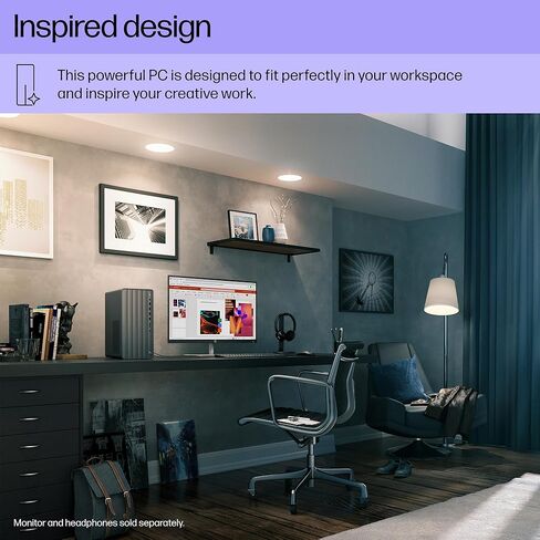 كمبيوتر مكتبي HP Envy، Intel Core i5-14400، ذاكرة الوصول العشوائي 8 جيجابايت، 512 جيجابايت SSD، Intel UHD Graphics 730، Windows 11 Home، TE01-5012 (2024) in Kuwait