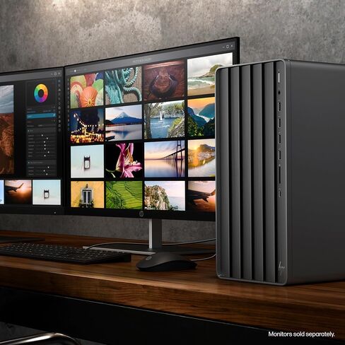 كمبيوتر مكتبي HP Envy، Intel Core i5-14400، ذاكرة الوصول العشوائي 8 جيجابايت، 512 جيجابايت SSD، Intel UHD Graphics 730، Windows 11 Home، TE01-5012 (2024) in Kuwait