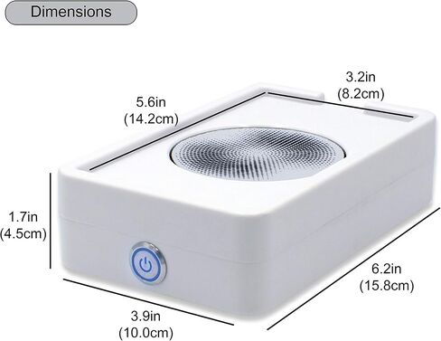 Undetectable Mouse Mover, LED Power Button, Random Realistic Movements, Quiet Operation, Designed and Assembled in The USA in Saudi Arabia