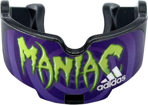 Adidas MANIAC MOUTHGUARD - One Size Fits All, Works with or Without Braces, Includes Optional Tether, for All Sports, Football, Hockey, Lacrosse, Soccer, Basketball in Kuwait