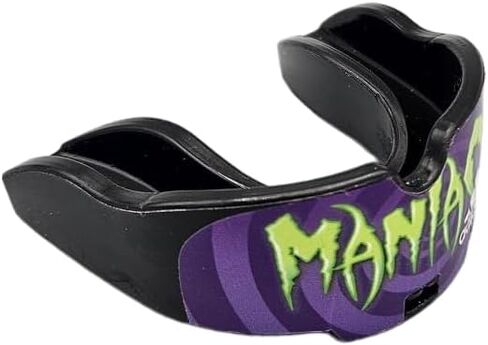 Adidas MANIAC MOUTHGUARD - One Size Fits All, Works with or Without Braces, Includes Optional Tether, for All Sports, Football, Hockey, Lacrosse, Soccer, Basketball in Kuwait