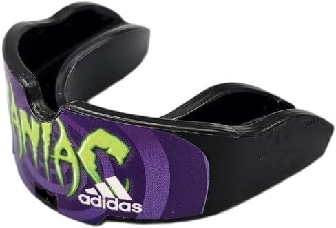 Adidas MANIAC MOUTHGUARD - One Size Fits All, Works with or Without Braces, Includes Optional Tether, for All Sports, Football, Hockey, Lacrosse, Soccer, Basketball in Kuwait