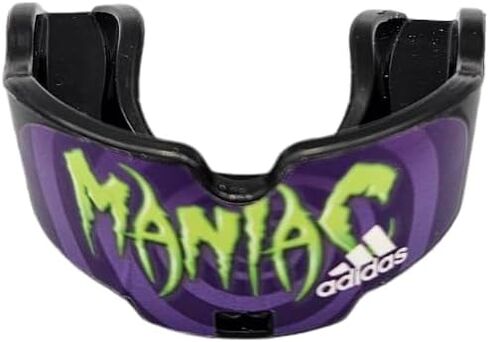 Adidas MANIAC MOUTHGUARD - One Size Fits All, Works with or Without Braces, Includes Optional Tether, for All Sports, Football, Hockey, Lacrosse, Soccer, Basketball in Kuwait