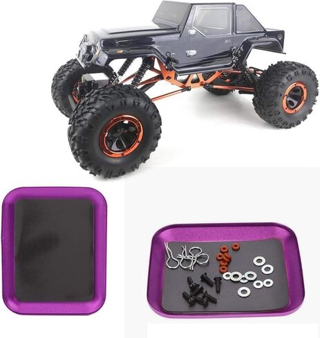 وعاء الأجزاء المغناطيسية، صينية أجزاء مغناطيسية محمولة بحرفية رائعة للمسامير لأجزاء مركبات الوقود للمسامير (أرجواني) in Kuwait