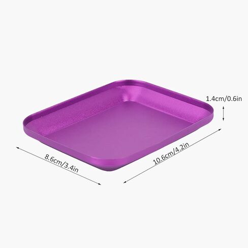 وعاء الأجزاء المغناطيسية، صينية أجزاء مغناطيسية محمولة بحرفية رائعة للمسامير لأجزاء مركبات الوقود للمسامير (أرجواني) in Kuwait