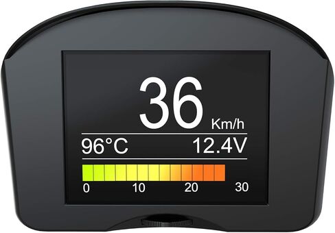 شاشة عرض رأسية للسيارة من Autool X50 Plus عداد رقمي ذكي متعدد الوظائف ومنبه رمز خطأ درجة حرارة الماء. مقياس سرعة العرض الرقمي يدعم مركبات Obdii 12 فولت in Kuwait