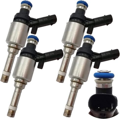 السيارات الرائدة 4 قطع 06H906036G 6 فتحات حقن وقود المحرك لشركة فولكس فاجن فولكس فاجن CC Eos GTI تيغوان جولف بيتل جيتا باسات CC باسات جيتا، أودي A3 A4 كواترو A5 كواترو A6 كواترو Q5 TT 06H906036P in Saudi Arabia