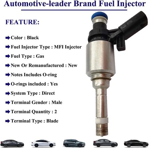 السيارات الرائدة 4 قطع 06H906036G 6 فتحات حقن وقود المحرك لشركة فولكس فاجن فولكس فاجن CC Eos GTI تيغوان جولف بيتل جيتا باسات CC باسات جيتا، أودي A3 A4 كواترو A5 كواترو A6 كواترو Q5 TT 06H906036P in Saudi Arabia