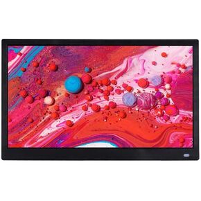Photo Frame 12.5-inch LED high-Definition Screen IPS Full-View Digital Electronic HD Commercial Advertising Machine Supports Loop Playback, time Switch, Split Screen Playback Gift (Black) in Kuwait