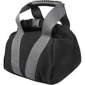 Adjustable Canvas Kettlebell Sandbag for Strength Training, 0-35 lb Fitness Workout Bag with Grip Handles in Saudi Arabia