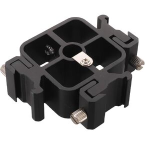 Three-Port Cold Shoe Mount Flash Stand Adapter for Camera and Monitor, Portable Alloy Light Stand Bracket with Quick Installation for Video Shooting and Vlogging in Kuwait