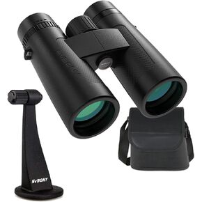 SVBONY Upgraded SV202 8x42 ED Binocular & Metal Tripod Adapter with Extra-Low Dispersion Objective Lenses for Birdwatching, BAK4 & FMC Optic System, Wide View Angle, IPX7 Waterproof in Kuwait
