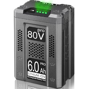 FSKE 6000mAh Replacement for Kobalt 80V Battery KB2580-06 KB280-06 KB580-06 | 2X Longer Runtime Compatible with Kobalt 80 Volt Max Power Tools in Kuwait