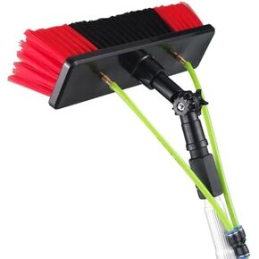 Solar Panel Cleaning Brush with 5-12m Water Fed Pole Kit, 30/50cm Outdoor Window Cleaning Brush, Efficient Water Fed Pole for Solar and Window Cleaning in Saudi Arabia