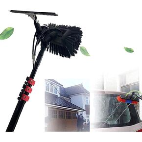 30FT Water Fed Window Cleaning Pole - 9M Solar Panel Cleaning Brush with 35cm Head for Efficient Window & Photovoltaic Cleaning Equipment in Saudi Arabia