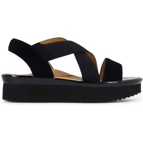 L'Amour des Pieds LAM Women's Aizlin Black Kidsuede Sandal in Saudi Arabia