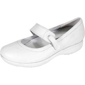 24 Hour Comfort Kristi Women's Wide Width Classic Comfort Mary Jane Leather Shoes in Kuwait