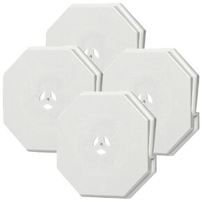 4 Pack Vinyl Siding Mounting Blocks Octagon Siding Mounting Kit Fits 1/2 Inch Lap and 4-10 Inch Height Siding for Outdoor Lights, Cameras, Doorbells White in Kuwait
