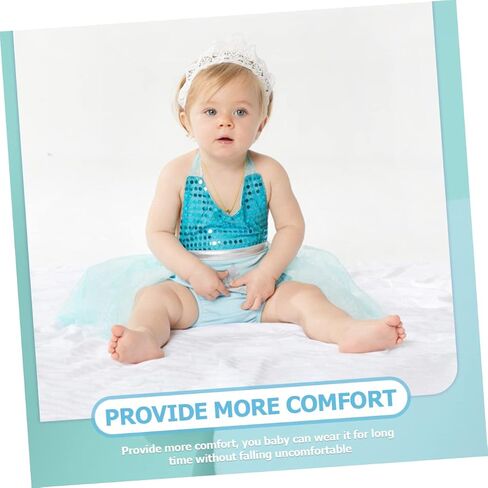 Summer Romper Dress with Headband Breathable Lace Mermaid Skirt Outfit for Photo Shoots Birthday Parties and Outdoor Wear Comfortable Months Clothing in Kuwait