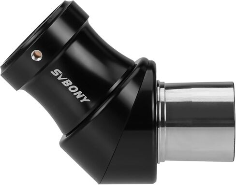 SVBONY SV222 45° Diagonal Mirror, 1.25" Star Diagonal with FMC Coating | Locking Mechanism, 99% High Reflectivity, Brass Pressure Ring, BK7 Prism Material, Clear Images, Diagonal Mirror in Kuwait