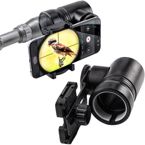 Rifle Scope Camera Adapter – Aluminum Smartphone Mount for Hunting & Birding with Dual Viewing Angles and Fast, Screw-Free Setup in Kuwait