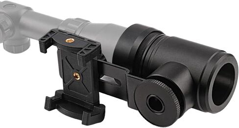 Rifle Scope Camera Adapter – Aluminum Smartphone Mount for Hunting & Birding with Dual Viewing Angles and Fast, Screw-Free Setup in Kuwait