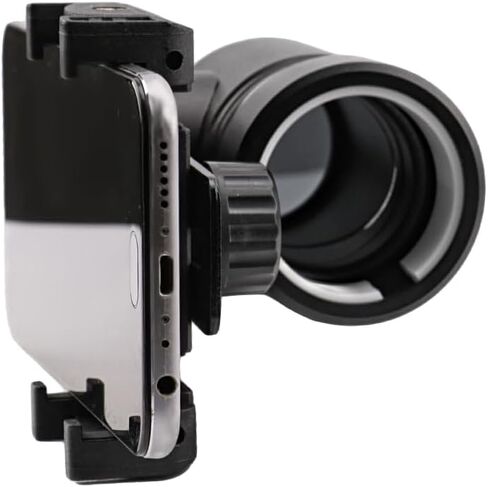 Rifle Scope Camera Adapter – Aluminum Smartphone Mount for Hunting & Birding with Dual Viewing Angles and Fast, Screw-Free Setup in Kuwait