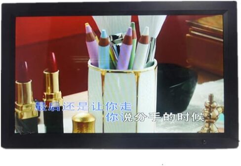 Photo 32-Inch Smart Digital Photo Frame, Ultra-Thin Narrow Frame 1366 * 768 Hd Resolution WiFi Version, Human Body Sensing Function Music Video Playback, Gift in Kuwait