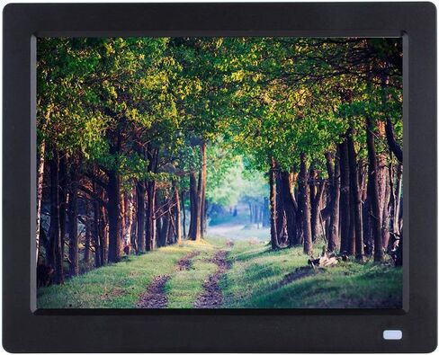 Photo Frame 10 inch Electronic WiFi Version Digital Android one Machine Commercial Advertising Machine Supports Music, Video, Picture Playback Gift (Black) in Kuwait