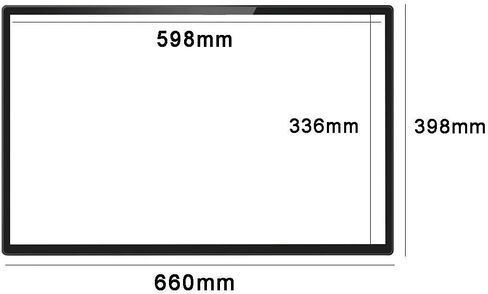32 inch Digital Photo Frame Digital Picture Frame 1080P Advertising Player IPS Digital Photo Frame, Support Calendar, Remote Control, Time, Automatic Switch Machine, Slide Show in Kuwait