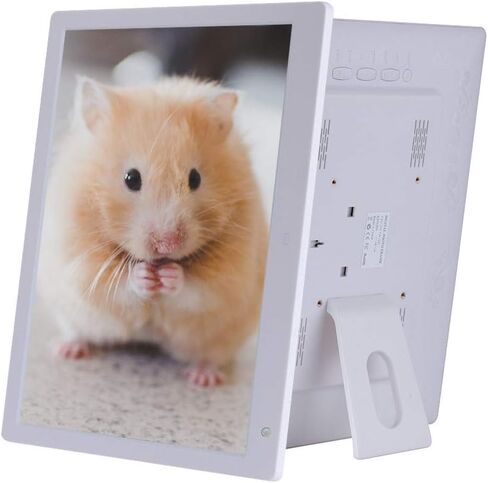 16 Inch Digital Photo Frame, Digital Picture Frame 1600 * 1200 High Resolution Full IPS HD Picture Video Frame with MP3 Music, Calendar, Alarm Clock, Video Player,supports Multiple File Formats in Kuwait