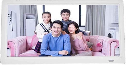 Digital Picture Frames 13- inch High- Definition Home Digital Photo Frame Set- up Photo Loop Player Photo Frame Digital (Black Standard) (White Standard) in Kuwait