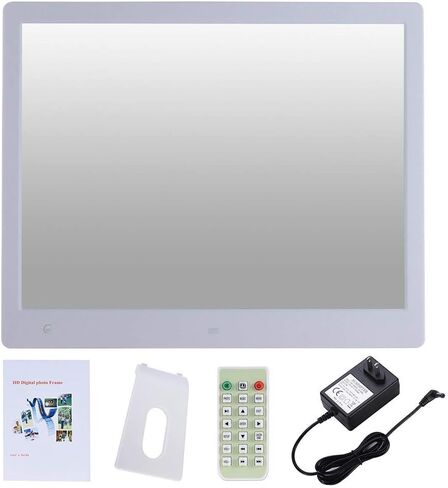 16 Inch Digital Photo Frame, Digital Picture Frame 1600 * 1200 High Resolution Full IPS HD Picture Video Frame with MP3 Music, Calendar, Alarm Clock, Video Player,supports Multiple File Formats in Kuwait
