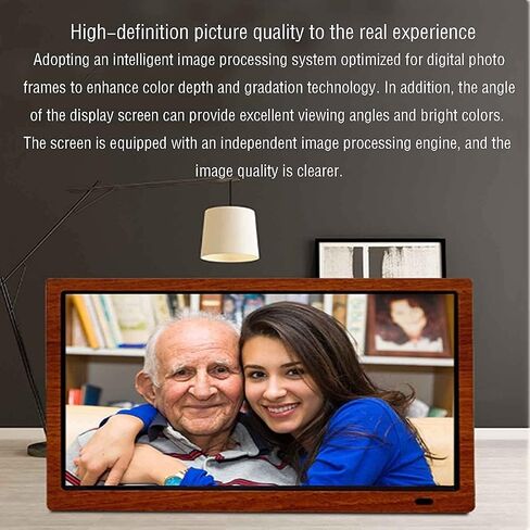 Digital Picture Frames 13- inch High- Definition Home Digital Photo Frame Set- up Photo Loop Player Photo Frame Digital (Black Standard) (White Standard) in Kuwait