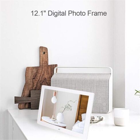 Digital Picture Frame 12.1 inch Electronic Photo Frame IPS Display High Resolution 1280 * 800 with Remote Control,Auto Rotate,Calendar,Alarm Clock,Photo,MP4,Video Player in Kuwait