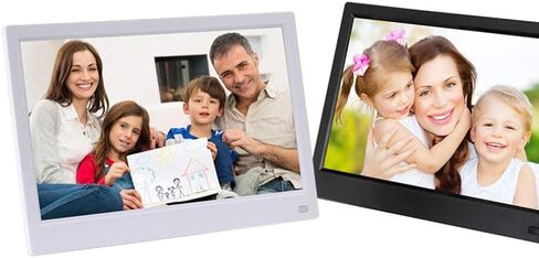 Photo 11.6-Inch Digital Photo Frame IPS Full Viewing Angle 1920X1080 High Resolution New Screen Advertising Player, Motion Sensor, Video Player Photo Frame,White in Kuwait
